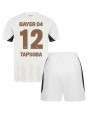 Bayer Leverkusen Edmond Tapsoba #12 Venkovní dres pro děti 2024-25 Krátký Rukáv (+ trenýrky)